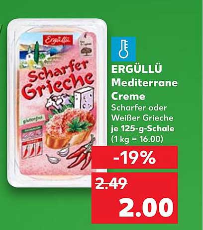 ERGÜLLÜ Mediterrane Creme