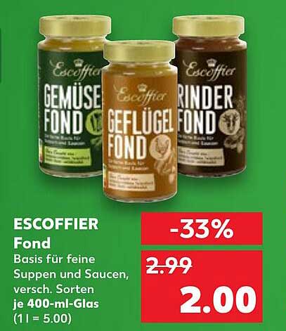 ESCOFFIER Fond