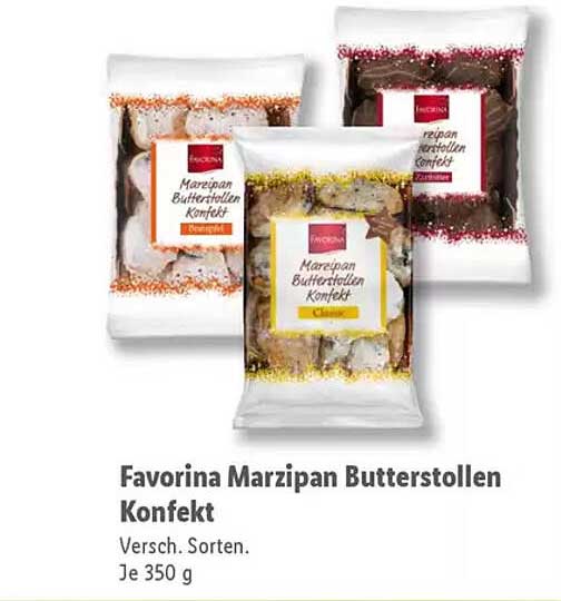 Favorina Marzipan Butterstollen Konfekt