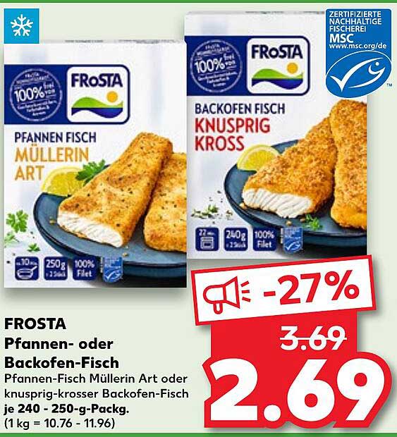 FROSTA Pfannen- oder Backofen-Fisch