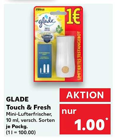 GLADE Touch & Fresh