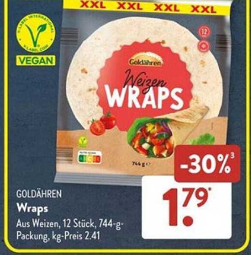 Golddähren Weizen WRAPS