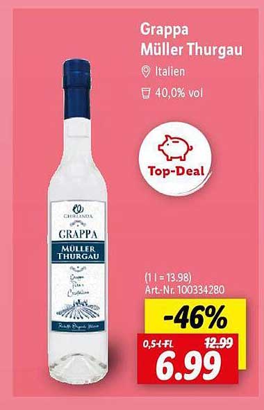 Grappa Müller Thurgau