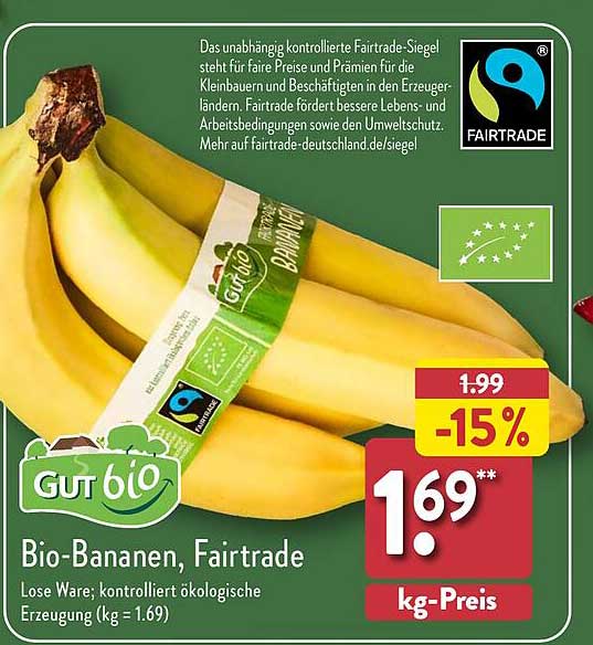 GUT bio Bio-Banannen, Fairtrade