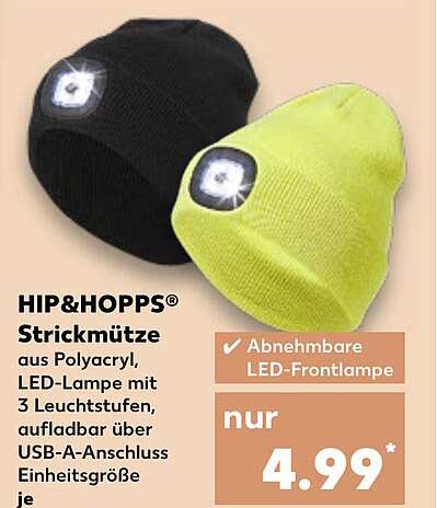 HIP&HOPPS® Strickmütze