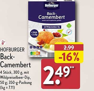 Hofburger Back-Camembert