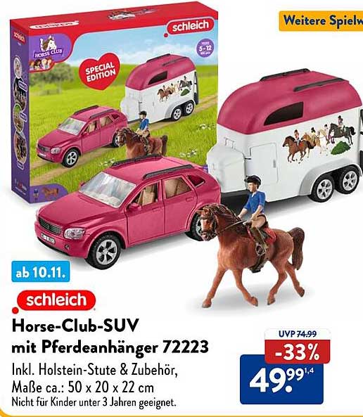 Horse-Club-SUV mit Pferdeanhänger 72223