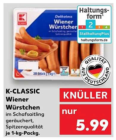 K-CLASSIC Wiener Würstchen