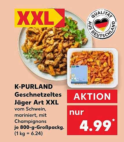 K-PURLAND Geschnetztes Jäger Art XXL