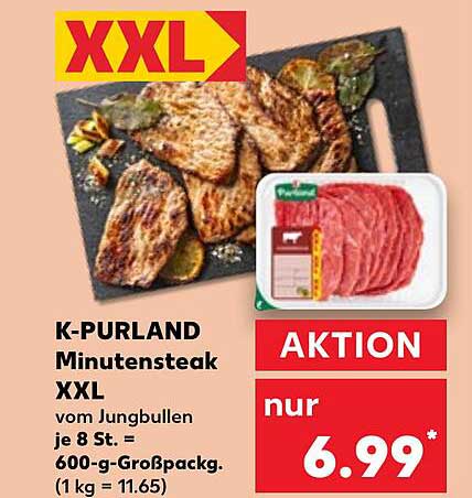 K-PURLAND Minutesteak XXL