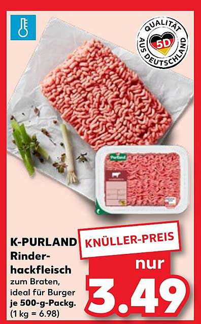 K-PURLAND Rinderhackfleisch