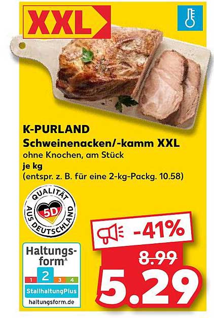 K-PURLAND Schweinenacken/-kamm XXL