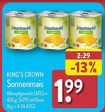 KING'S CROWN Sonnenmais