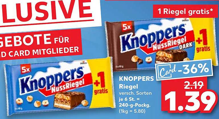 KNOPPERS Riegel