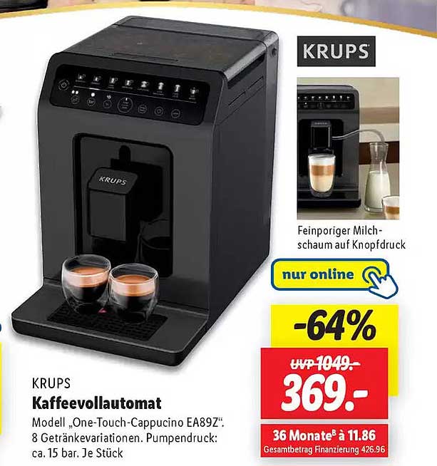 KRUPS Kaffeevollautomat