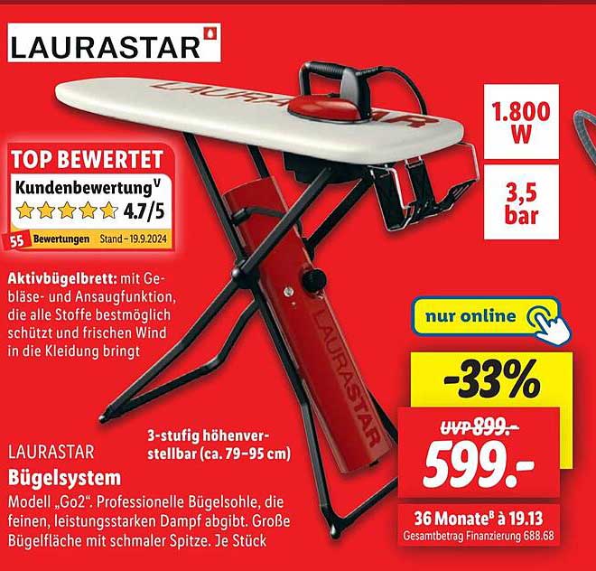 LAURASTAR Bügelsystem