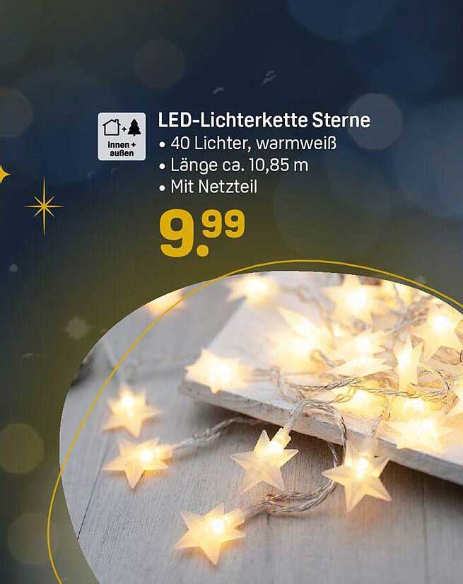 LED-Lichterkette Sterne