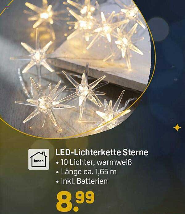 LED-Lichterkette Sterne