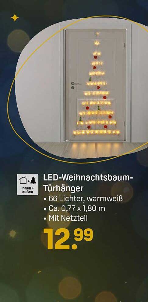 LED-Weihnachtsbaum-Türhänger