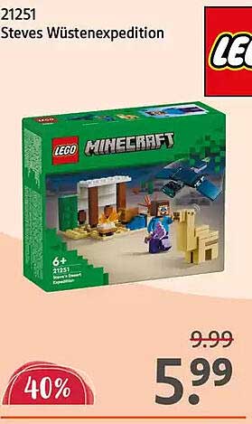 LEGO Minecraft Steves Wüstene expedition