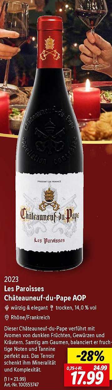 Les Paroisses Châteauneuf-du-Pape AOP