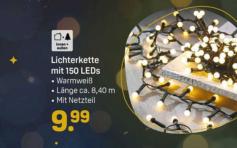 Lichterkette mit 150 LEDs