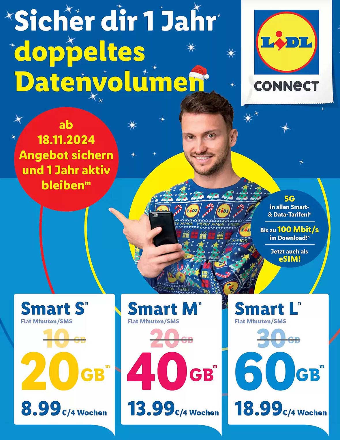 LIDL CONNECT doppeltes Datenvolumen