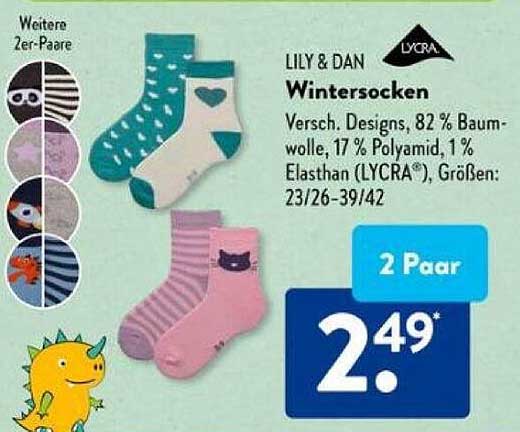 LILY & DAN Wintersocken