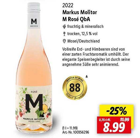 Markus Molitor M Rosé QbA