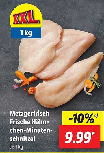 Metzgerfrisch Frische Hähnchen-Minuten-schnitzel