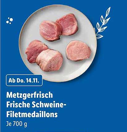 Metzgerfrisch Frische Schweine-Filetmedaillons