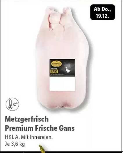 Metzgerfrisch Premium Frische Gans