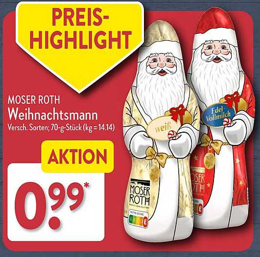 Moser Roth Weihnachtsmann