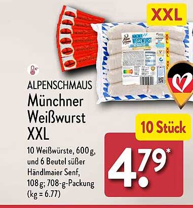 Münchner Weißwurst XXL