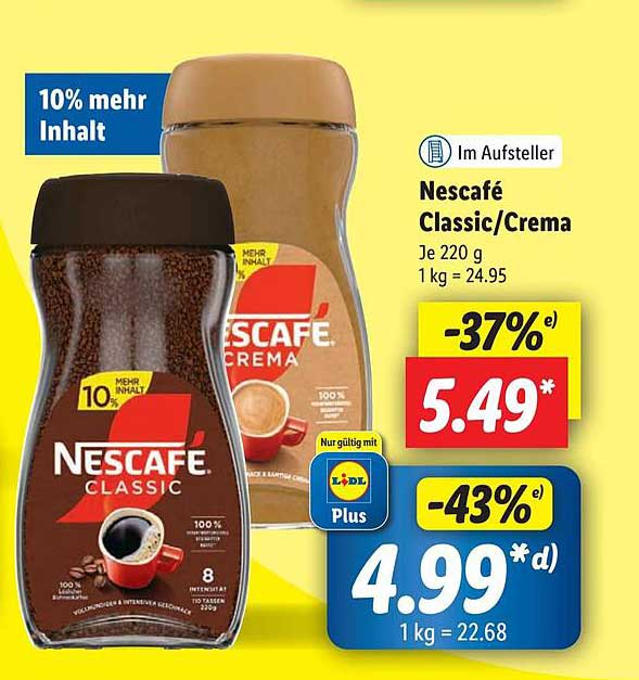 Nescafé Classic/Crema