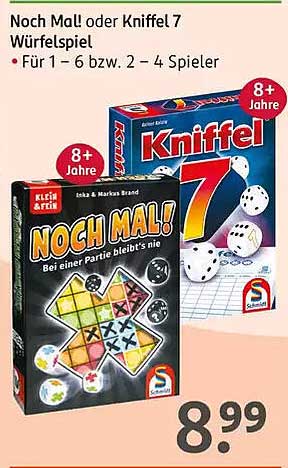 Noch Mal! oder Kniffel 7 Würfelspiel