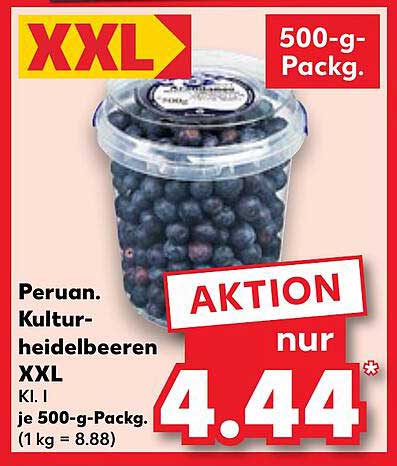 Peruan. Kulturheidelbeeren XXL