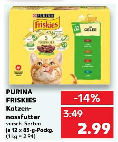 PURINA FRISKIES Katzen-nassfutter