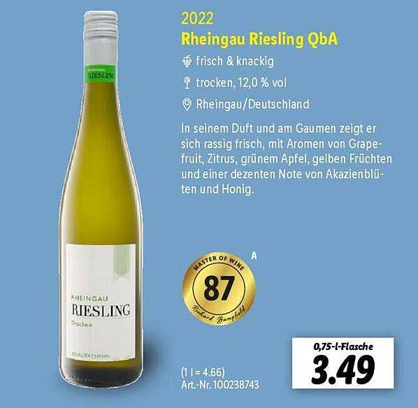 Rheingau Riesling QbA