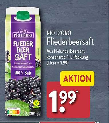 RIO D’ORO Fliederbeersaft