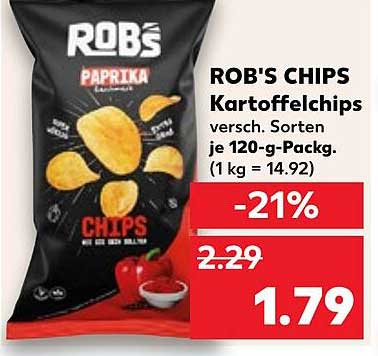 ROB'S CHIPS Kartoffelchips