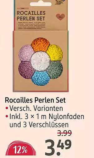 Rocailles Perlen Set