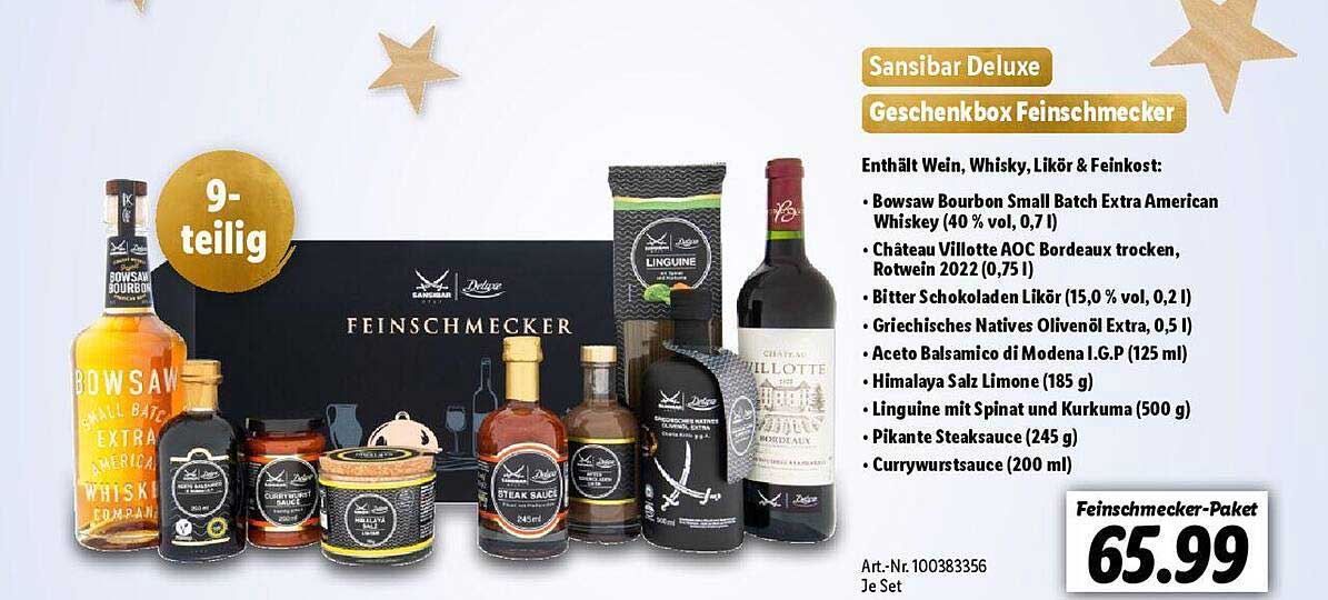 Sansibar Deluxe Geschenkbox Feinschmecker