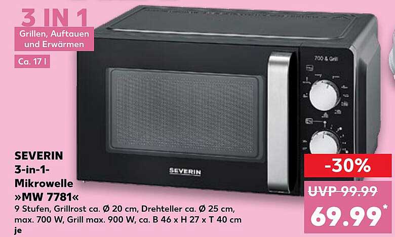 SEVERIN 3-in-1-Mikrowelle »MW 7781«