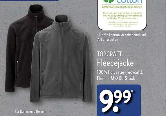 TOPCRAFT Fleecejacke