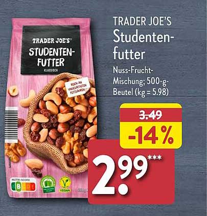 TRADER JOE'S Studentenfutter