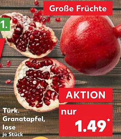 Türk. Granatapfel, lose je Stück