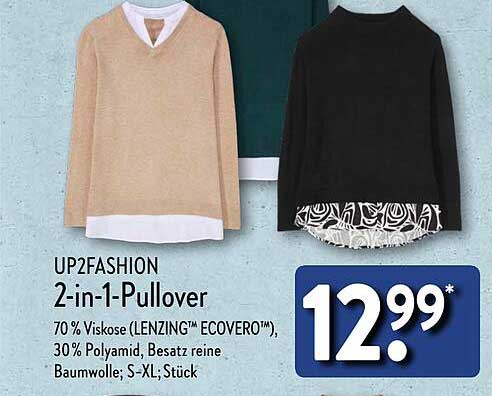 UP2FASHION 2-in-1-Pullover