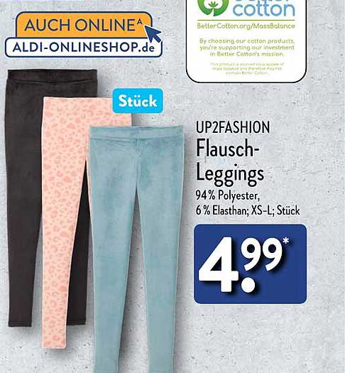 UP2FASHION Flausch-Leggings