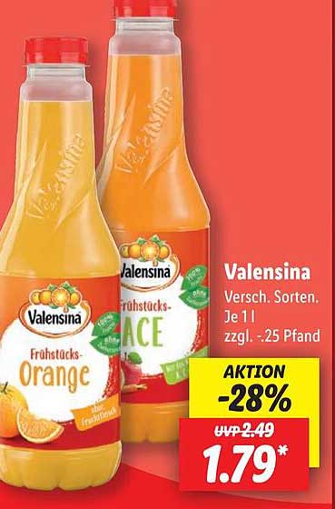 Valensina Frühstucks-Orange